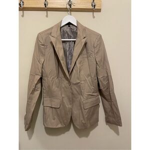 Vintage Harvé Bernard khaki women’s suit blazer size 8 office attire